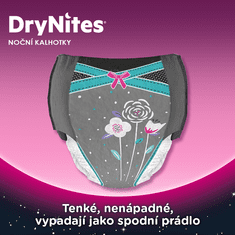 Huggies Dry Nites Large 8-15 let (27-57 kg) Girls 9 ks