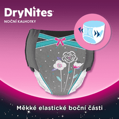 Huggies Dry Nites Large 8-15 let (27-57 kg) Girls 9 ks