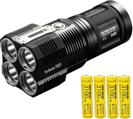 Nitecore TM28 Tiny Monster extrémně silná baterka 6000 lm