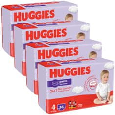 Huggies Pants 4 (9-14 kg) Jumbo 144 ks (4x36 ks) - Měsíční balení