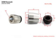 SEFIS Lead ocelová závaží Kawasaki - stříbrná