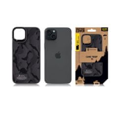 Tactical Zadní kryt Camo Troop pro Apple iPhone 15 Plus Black