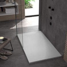 BPS-koupelny Obdélníková sprchová vanička z SMC kompozitu REA BAZALT 90x120 cm, bílá