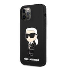 Karl Lagerfeld Ikonik NFT kryt pro iPhone 12 / 12 Pro Černá
