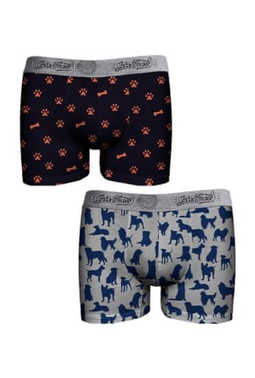 John Frank Pánské boxerky JF2BEF29 2PACK