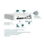TP-Link Záznamové zařízení VIGI NVR1104H-4P 4 kanálů, 4x Lan s PoE, 2x USB