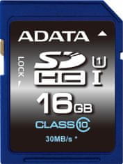 Adata Paměťová karta Premier SDHC 16GB UHS-I Class10