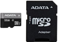 Adata Paměťová karta MicroSDHC Premier 32GB Class10 UHS-I + adaptér