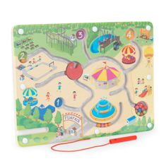 EcoToys Magnetické bludiště Zábavný park