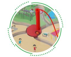 EcoToys Magnetické bludiště Zábavný park