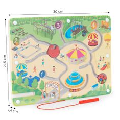 EcoToys Magnetické bludiště Zábavný park