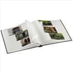 Hama Fotoalbum FINE ART 28x24 cm, 50 stran, šedé, bílé listy, spirálové, lepicí