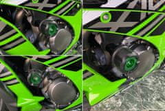 SEFIS STONE padací protektory Kawasaki ZX10R 2016-2020 - Barva : Zelená