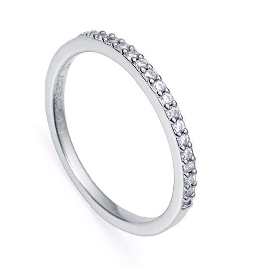 Viceroy Elegantní stříbrný prsten s čirými zirkony Clasica 9118A014