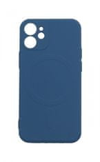 TopQ Kryt iPhone 12 Mini s MagSafe tmavě modrý 84989