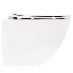 REA Závěsná WC mísa CARLO Flat Mini - bílá