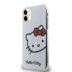 HELLO KITTY IML Head Logo kryt pro iPhone 11, bílý Bílá