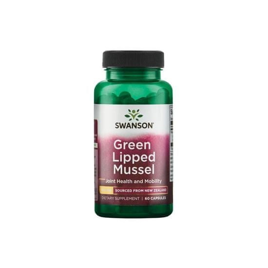 Swanson Swanson Green Lipped Mussel 500 mg 60 tobolek BI7301