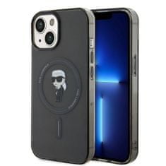 Karl Lagerfeld Originální kryt KARL LAGERFELD hardcase IML Ikonik Magsafe KLHMP15SHFCKNOK for Apple iPhone 15 , barva černá