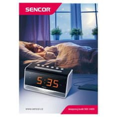 SENCOR SDC 4400 W HODINY S BUDÍKEM +LED