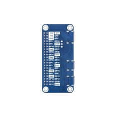 Waveshare Vývojová deska RP2040-PiZero 264KB SRAM 16MB Flash dvoujádrový procesor AMR