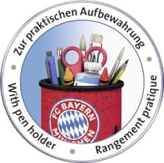 Ravensburger 3D puzzle stojan: FC Bayern Mnichov 54 dílků