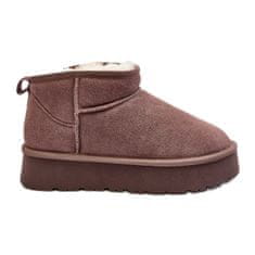 Módní khaki Nucca Suede Low Snowballs velikost 41