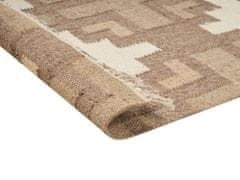 Beliani Jutový koberec 160 x 230 cm béžový KONURTAY