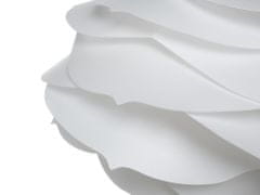 Beliani Bílý závěsný lustr ve tvaru růže NILE