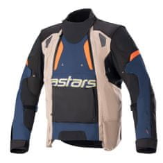 Alpinestars bunda HALO DRYSTAR, (tmavě modrá/khaki/oranžová/černá, vel. L)