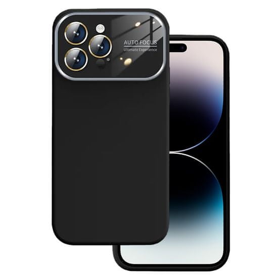 MobilPouzdra.cz Kryt Soft Silicone Lens pro Apple iPhone 12 , barva černá