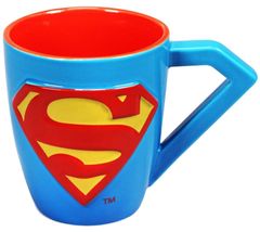 CurePink Keramický hrnek DC Comics: Superman (objem 350 ml)