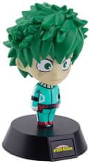 CurePink Dekorativní svítící plastová figurka My Hero Academia: Izuku Midoriya (výška 10 cm)