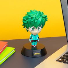 CurePink Dekorativní svítící plastová figurka My Hero Academia: Izuku Midoriya (výška 10 cm)