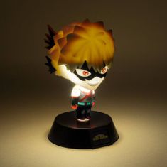 CurePink Dekorativní svítící plastová figurka My Hero Academia: Katsuki Bakugo (výška 10 cm)