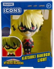 CurePink Dekorativní svítící plastová figurka My Hero Academia: Katsuki Bakugo (výška 10 cm)