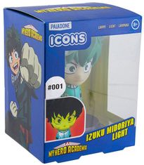 CurePink Dekorativní svítící plastová figurka My Hero Academia: Izuku Midoriya (výška 10 cm)