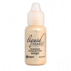 Kraftika Tekuté perly liquid pearls bisque 18m, , kontury