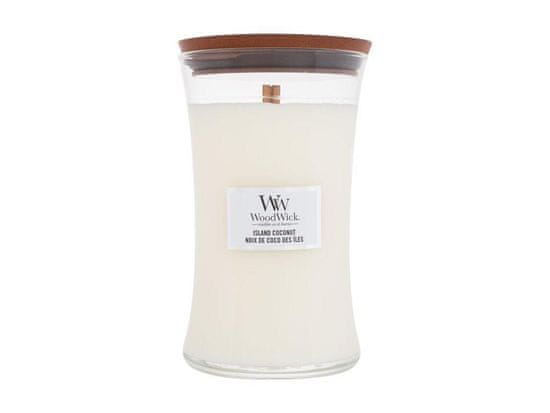 Woodwick 610g island coconut, vonná svíčka