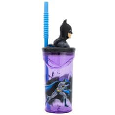 Stor Plastový kelímek Batman / hrnek Batman 3D s brčkem 360 ml