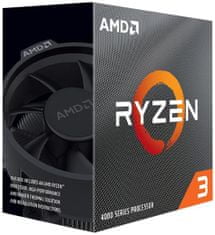 AMD Procesor Ryzen 3 4100 / Ryzen / AM4 / 4C/8T / max. 4,0GHz / 4MB / 65W TDP / BOX s chladičem