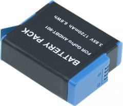 Baterie T6 Power pro GoPro Hero11 Black, Li-Ion, 3,85 V, 1720 mAh (6,6 Wh), černá