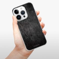 iSaprio Silikonové pouzdro - Black Wood 13 pro Apple iPhone 15 Pro