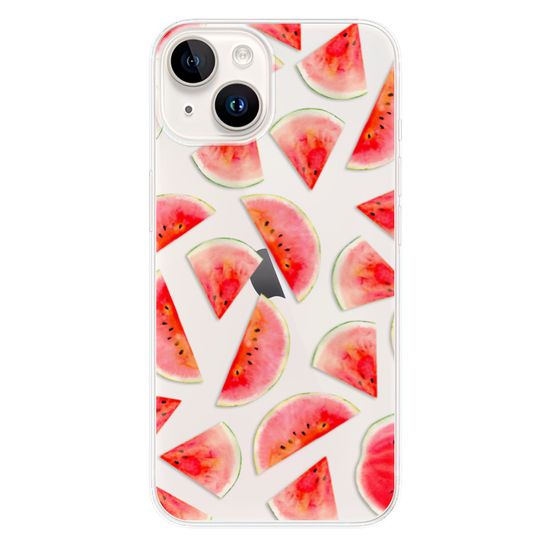 iSaprio Silikonové pouzdro - Melon Pattern 02 pro Apple iPhone 15 Plus