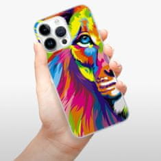 iSaprio Silikonové pouzdro - Rainbow Lion pro Apple iPhone 15 Pro Max