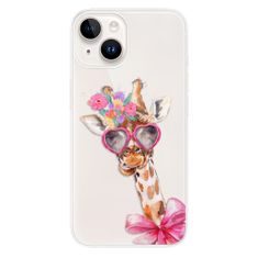 iSaprio Silikonové pouzdro - Lady Giraffe pro Apple iPhone 15