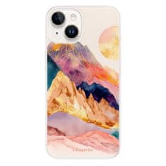 iSaprio Silikonové pouzdro - Abstract Mountains pro Apple iPhone 15 Plus