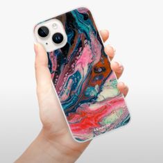 iSaprio Silikonové pouzdro - Abstract Paint 01 pro Apple iPhone 15