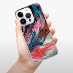 iSaprio Silikonové pouzdro - Abstract Paint 01 pro Apple iPhone 15 Pro