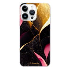 iSaprio Silikonové pouzdro - Gold Pink Marble pro Apple iPhone 15 Pro Max